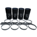 S&B 4"x 8" Intercooler Boot Kit with Clamps (Set of 4)