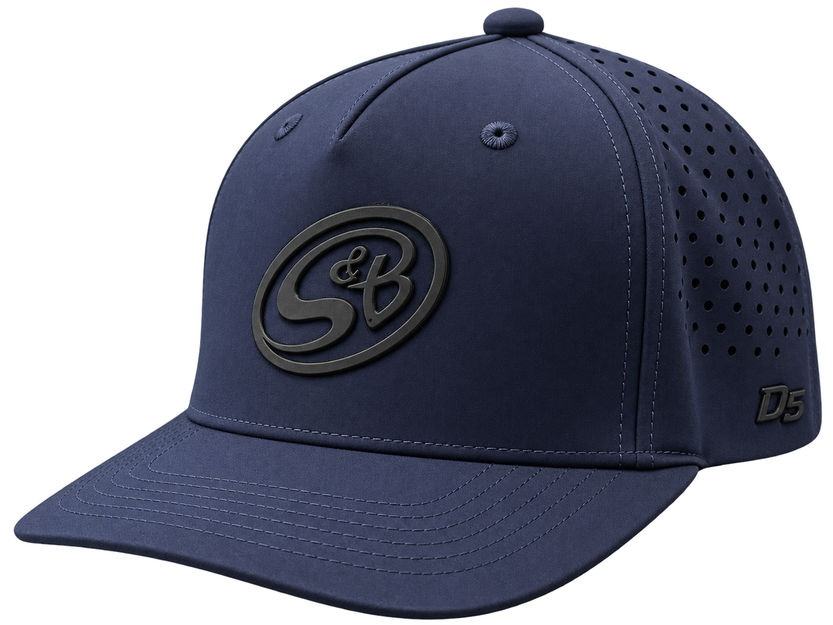 S&B Blue Performance Snapback Hat