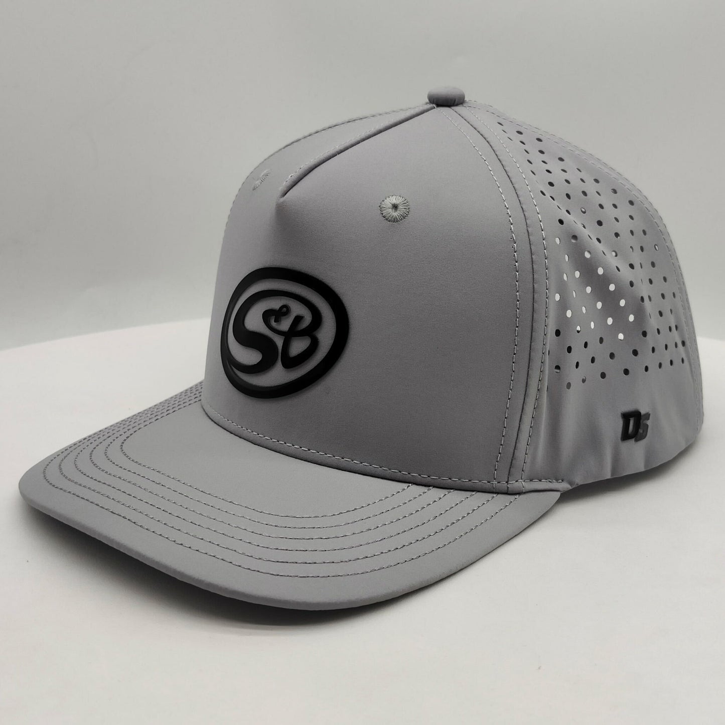 S&B Grey Performance Snapback Hat