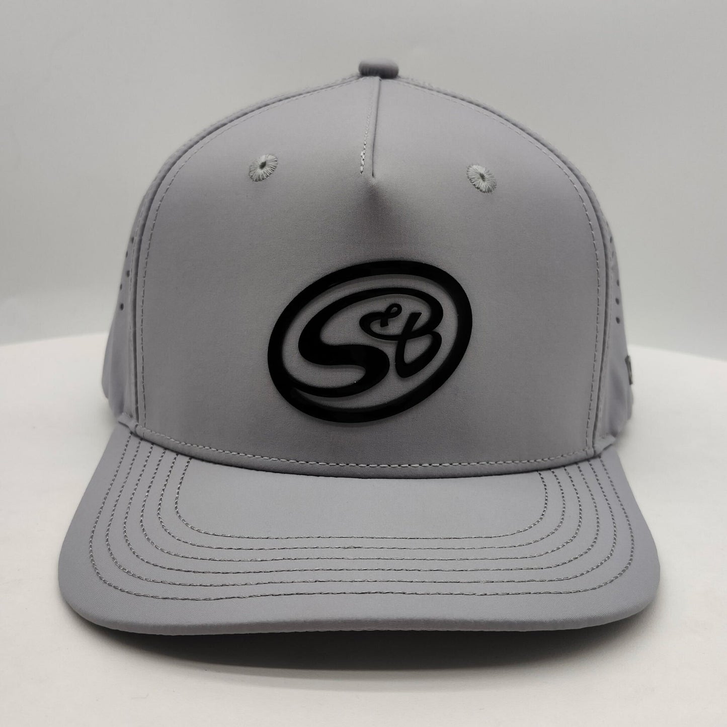 S&B Grey Performance Snapback Hat