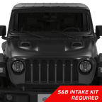 S&B Air Hood Scoops For 2018-2025 Jeep Wrangler Rubicon / 2020-2025 Gladiator (S&B Intake Required)
