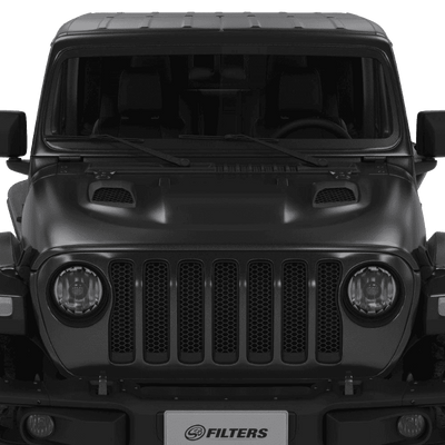 S&B Air Hood Scoops For 2018-2025 Jeep Wrangler Rubicon / 2020-2025 Gladiator (Scoops ONLY)