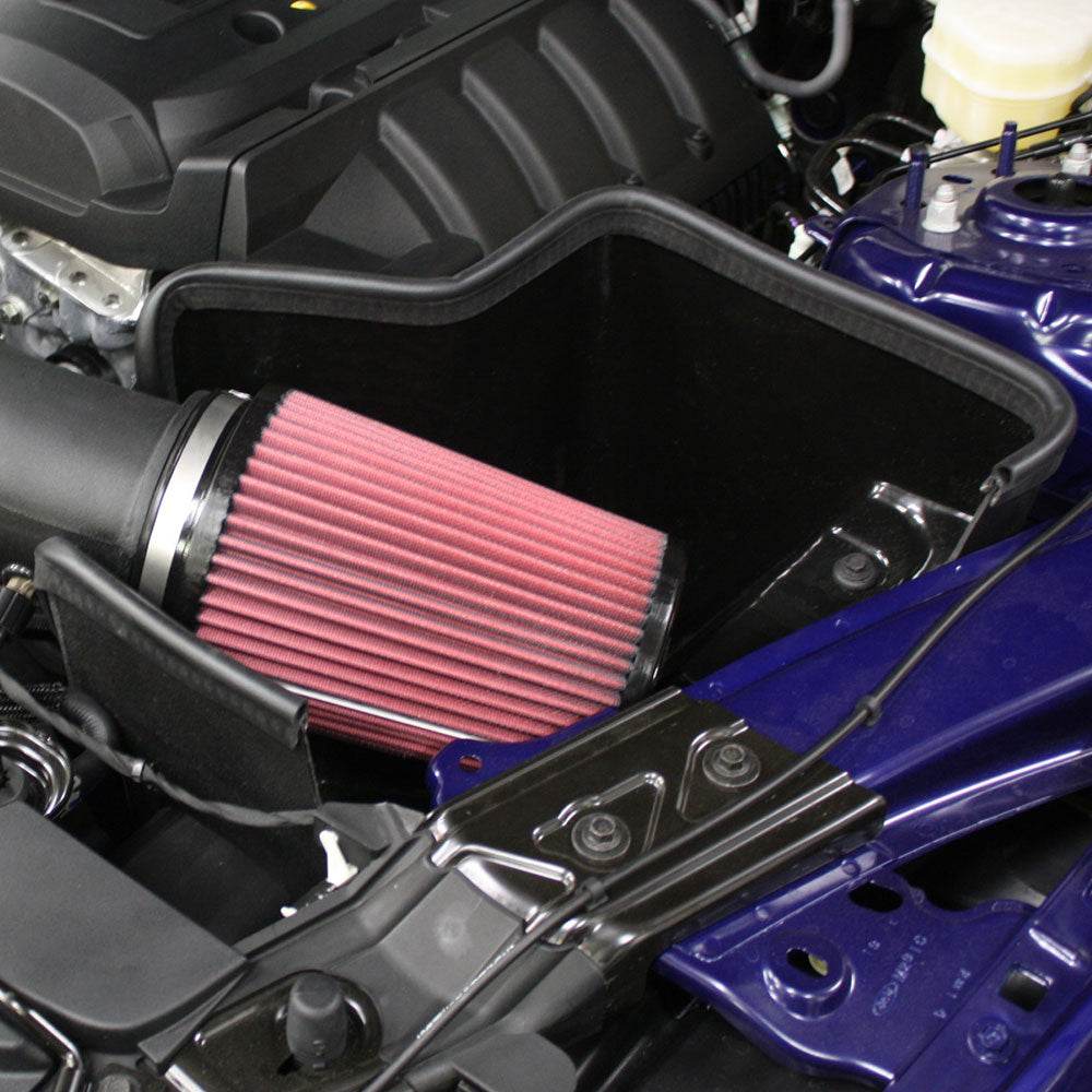 Close up JLT Cold Air Intake for 2015-2020 Mustang EcoBoost- No Tune Required - S&B