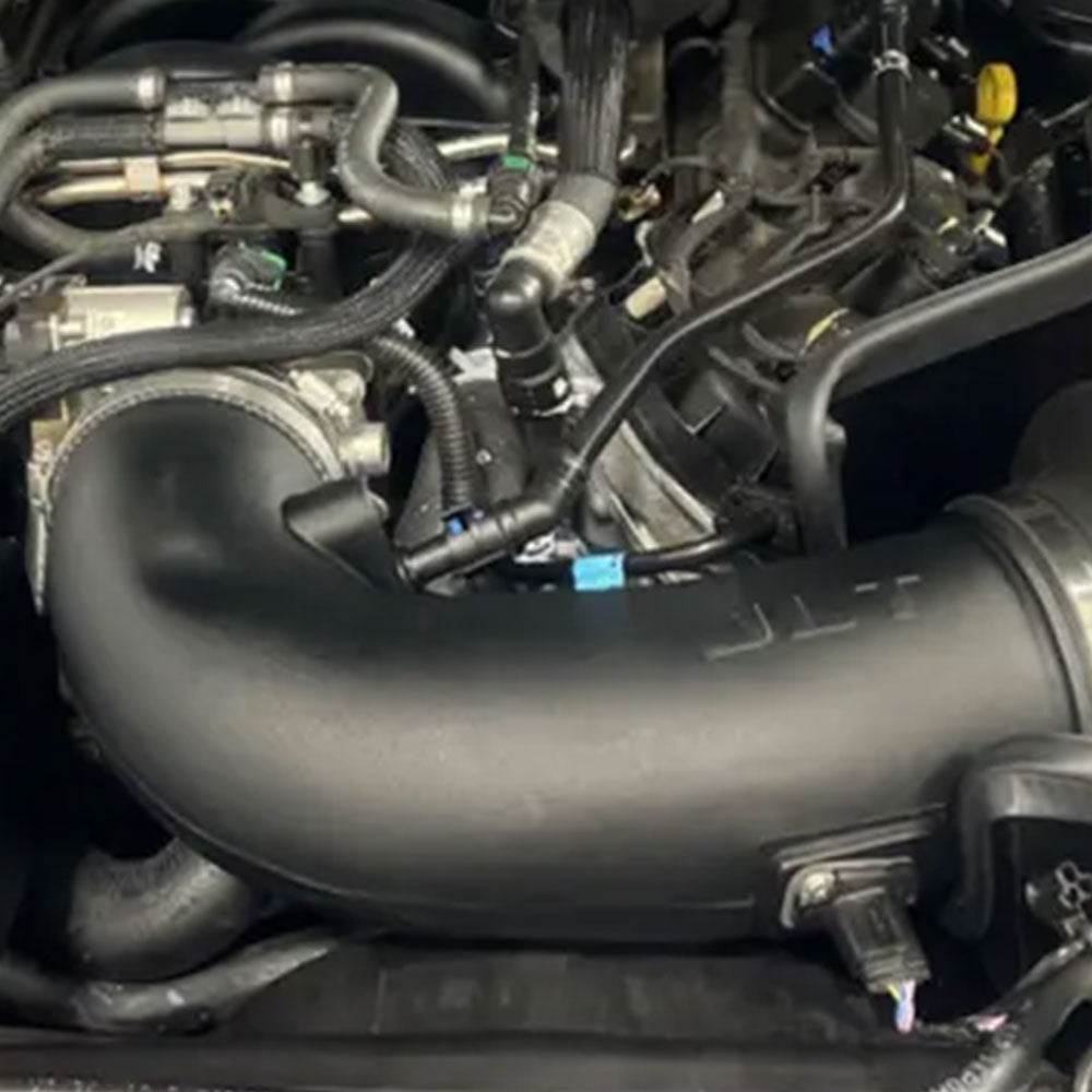 JLT Big Air Intake Kit 2019-2022 Mustang Bullitt / 2021-2022 Mustang  installed in the engine compartment of a vehicle
Mach 1 - S&B
