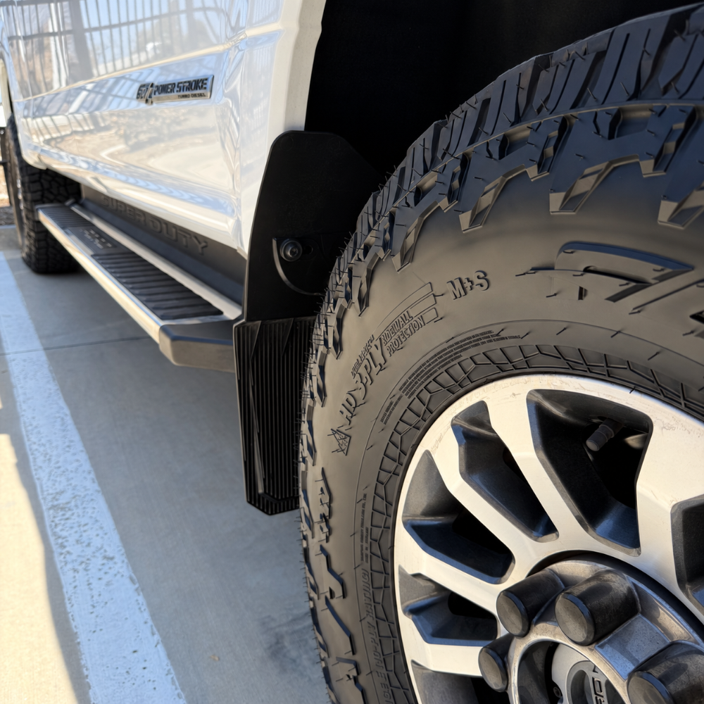 S&B Mud Flap Kit for 2017+ Ford Super Duty, Front & Rear