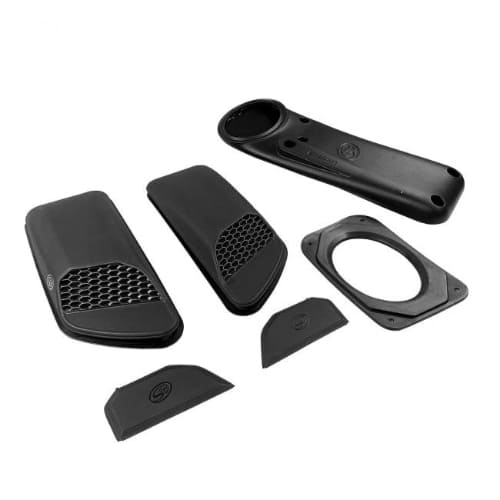 
  SB Hood Scoop Kit for S&B Jeep Intakes in a white background
