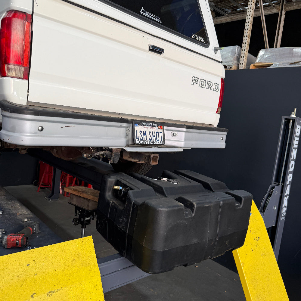 S&B 40 Gallon High Capacity After Axle Tank for Ford OBS 1994-1997 Ford F250, F350 Powerstroke 7.3L