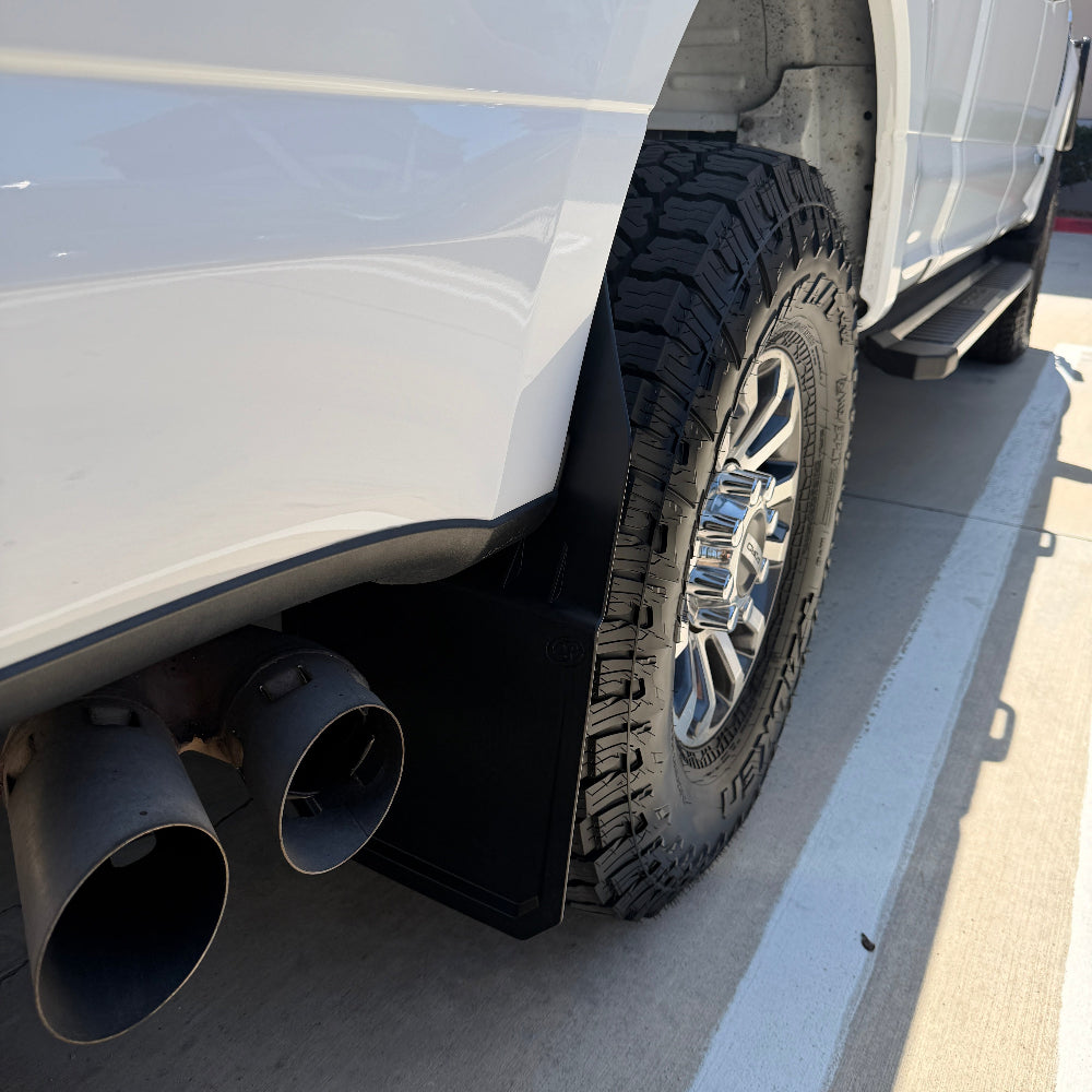 S&B Mud Flap Kit for 2017+ Ford Super Duty, Front & Rear