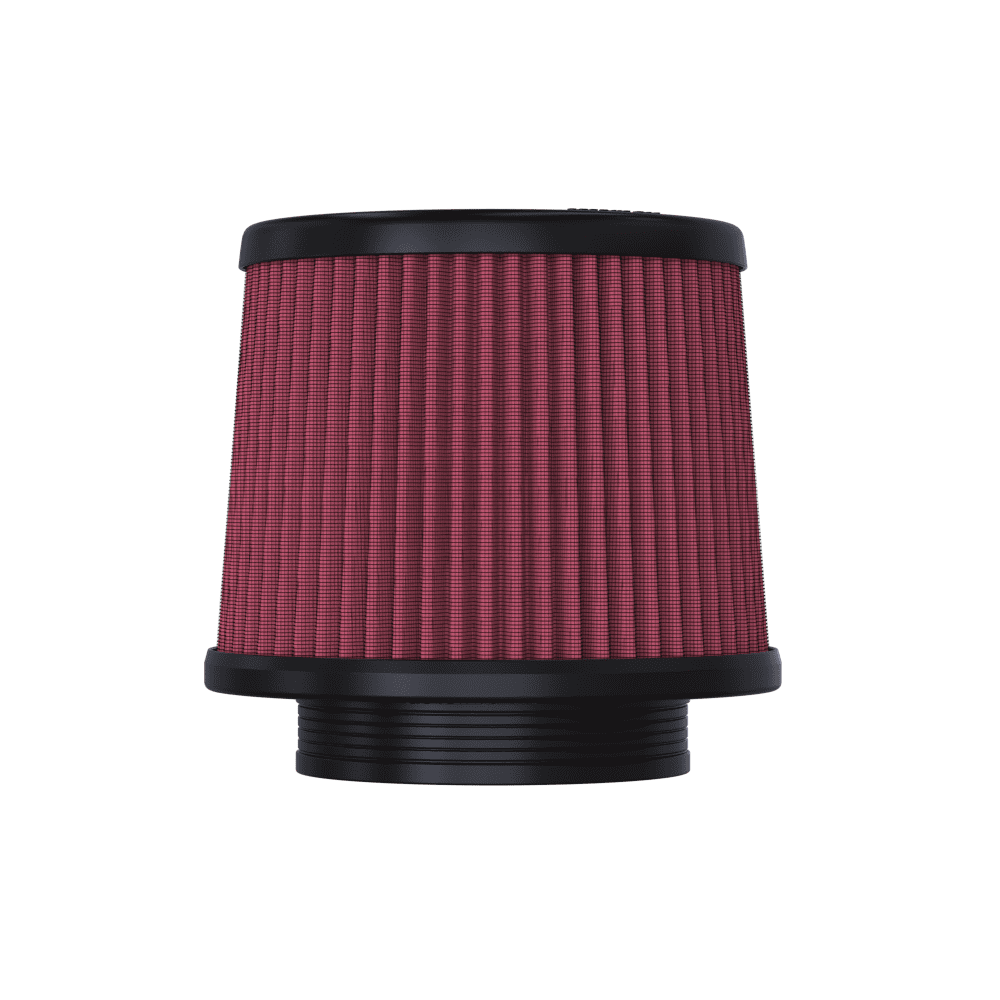 Cotton Cleanable S&B Intake Replacement Filter with black outer rim on a white background