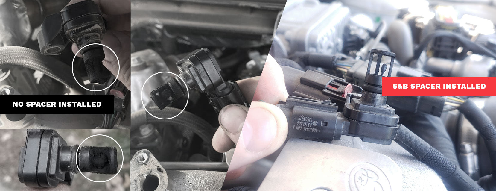 MAP Sensor Spacer Kit for 2017-2024 Duramax L5P โ S&B