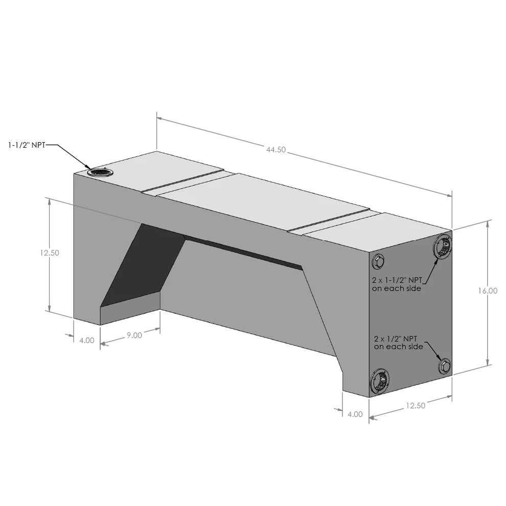 20 Gallon Wheel Well Water Tank (Parehong20 Gallon Wheel Well Water Tank (Parehong  