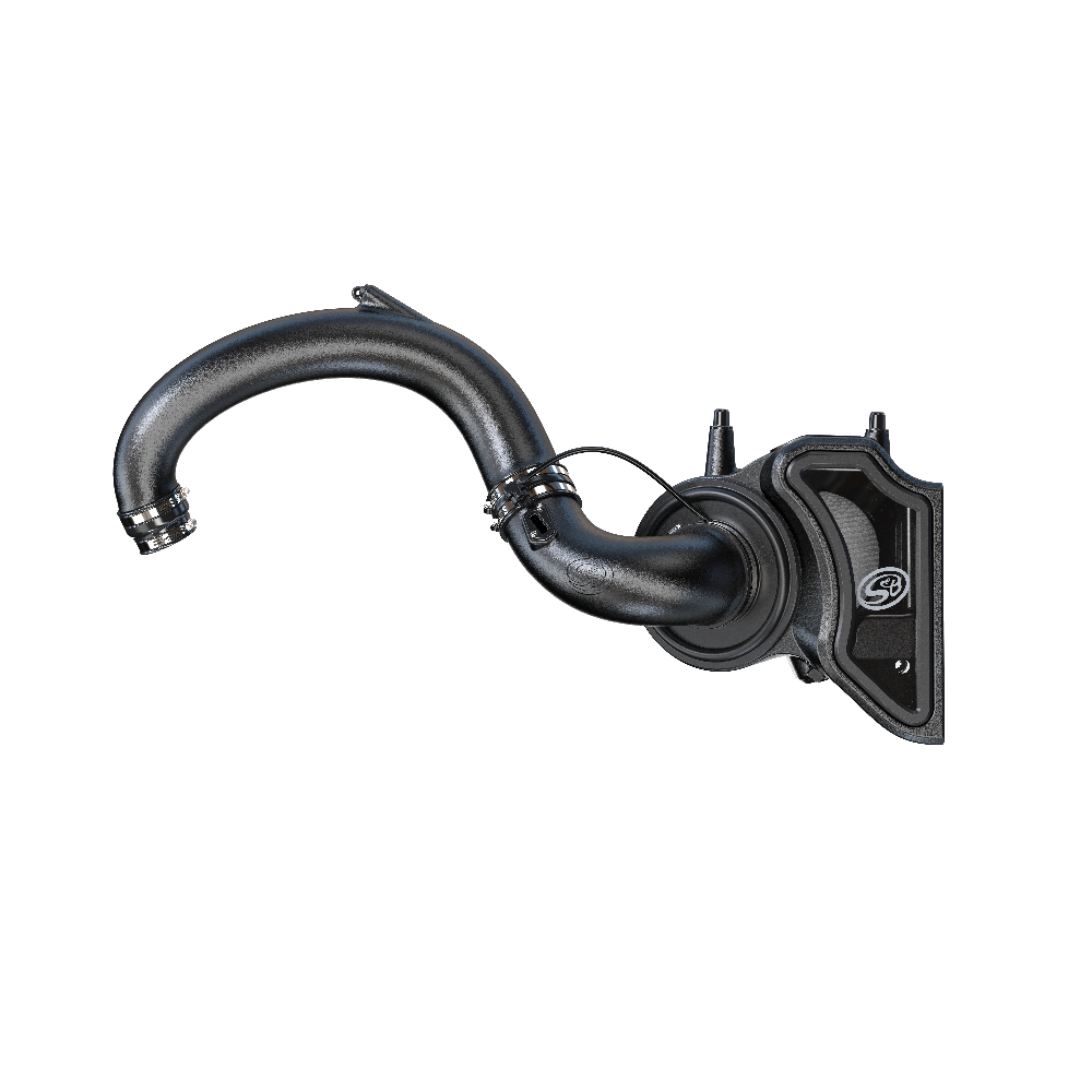 Dry Extendable Cold Air Intake for 2020-2025 Silverado, Sierra 1500 / Tahoe, Yukon, Suburban, Escalade Duramax 3.0L on a white background
