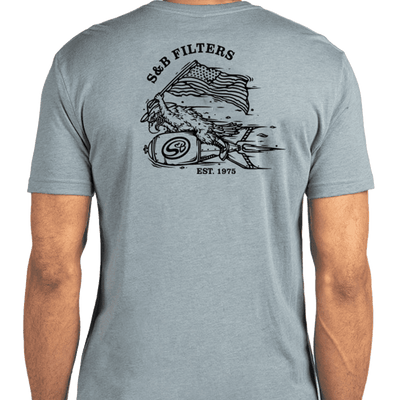 S&B Eagle Shirt - Stonewash Denim