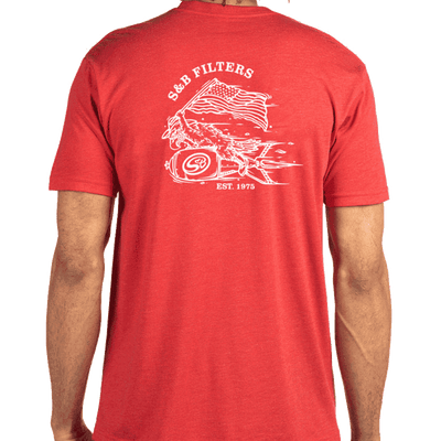 S&B Eagle Shirt - Vintage Red