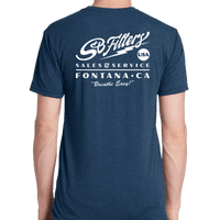 S&B Sales & Service Shirt - Blue/White