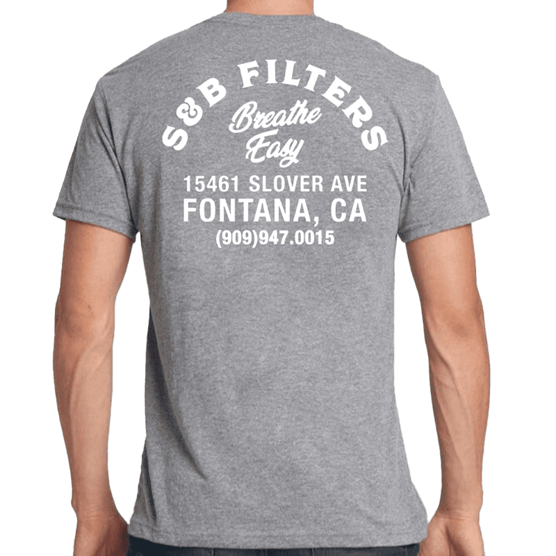 S&B Shop Shirt - Gray/White - S&B
