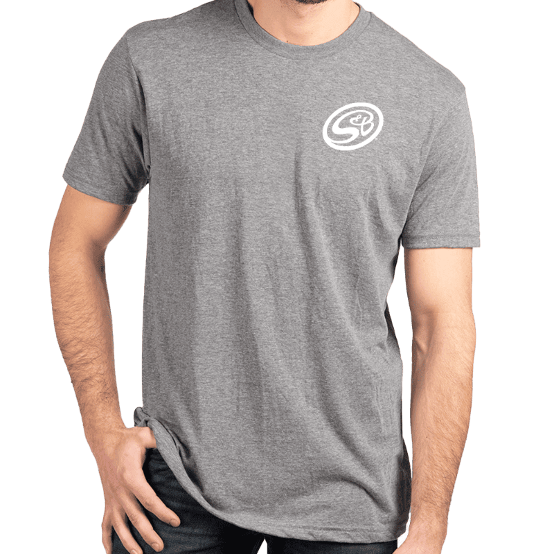 S&B Shop Shirt - Gray/White - S&B