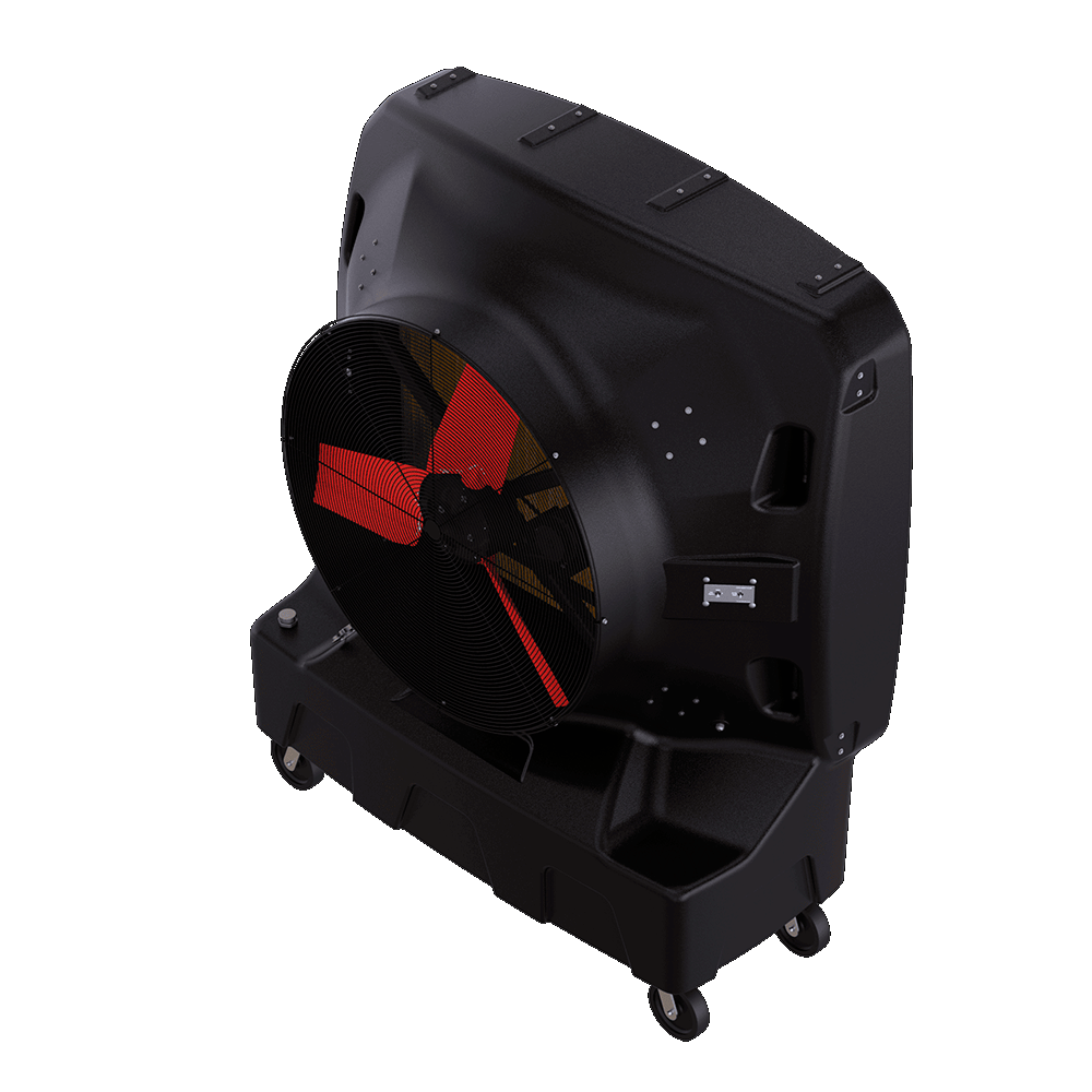 SB Evaps Evaporative Cooler, Right Upper View
