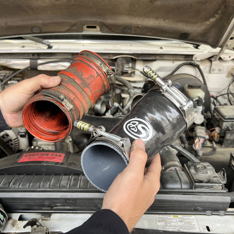 Intake and Plenum Boot Kit for 1994-1996 Ford F250/F350, 7.3L Powerstr ...
