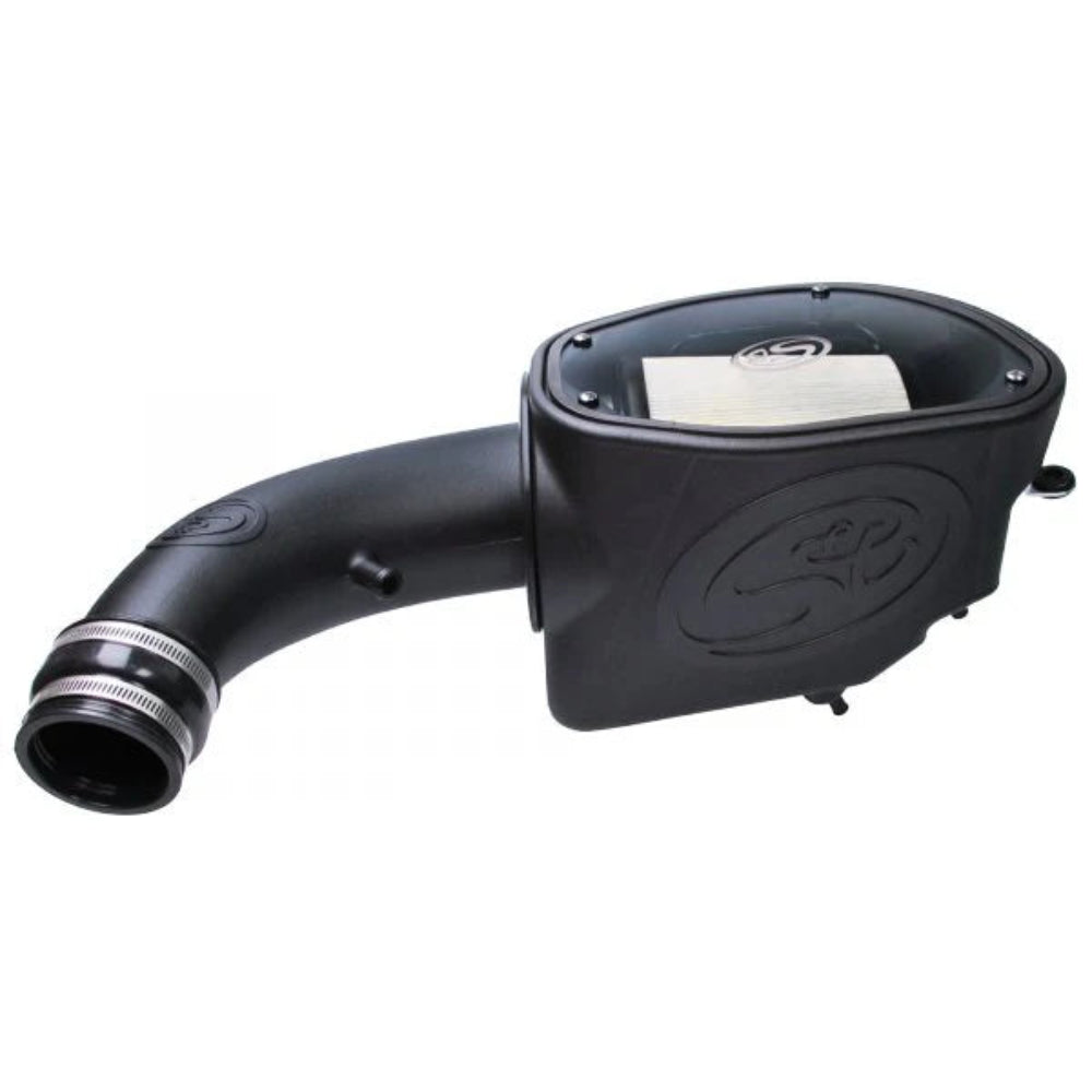 Dry Extendable Cold Air Intake for 2007-2011 Jeep Wrangler 3.8L on a white background
