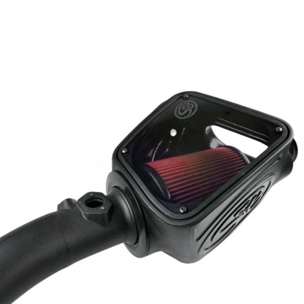 Cold Air Intake for 2016-2019 Nissan Titan XD 5.0L Cummins Diesel on a white background
