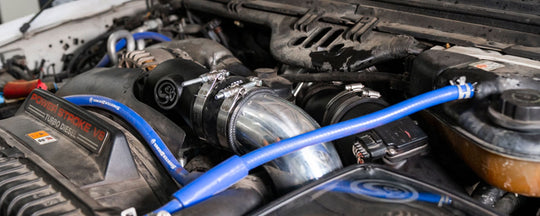 
  SB Intake Elbow installed in a car
