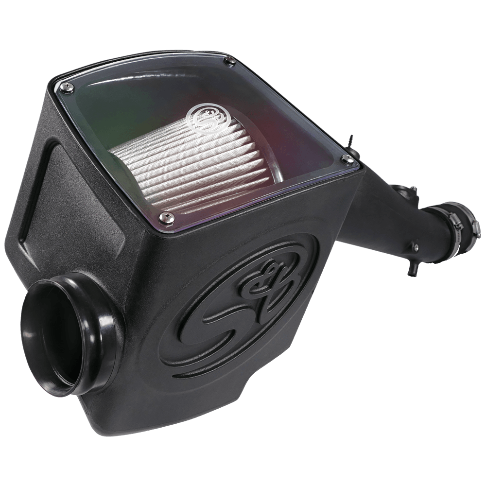 Dry Extendable Cold Air Intake for 2005-2011 Toyota Tacoma 4.0Lon a white background
