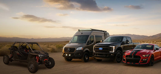 
  <p>From trucks and UTVs to muscle cars and conversion vans, S&B manufactures premium upgrades built to go the distance.</p>
