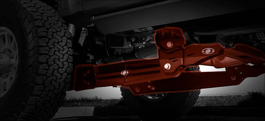 
  <p>Perfect geometry for lifting Super Duty trucks and delivering a smooth, stable drive.</p>
