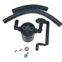J&L Oil Separator 3.0 Passenger Side, Black Anodized
