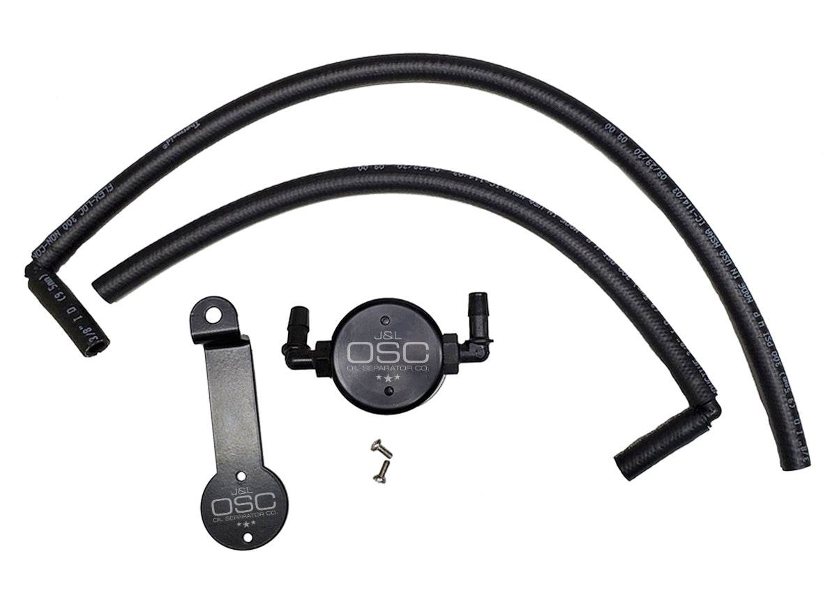 J&L Oil Separator 3.0 Driver Side, Black Anodized – S&B