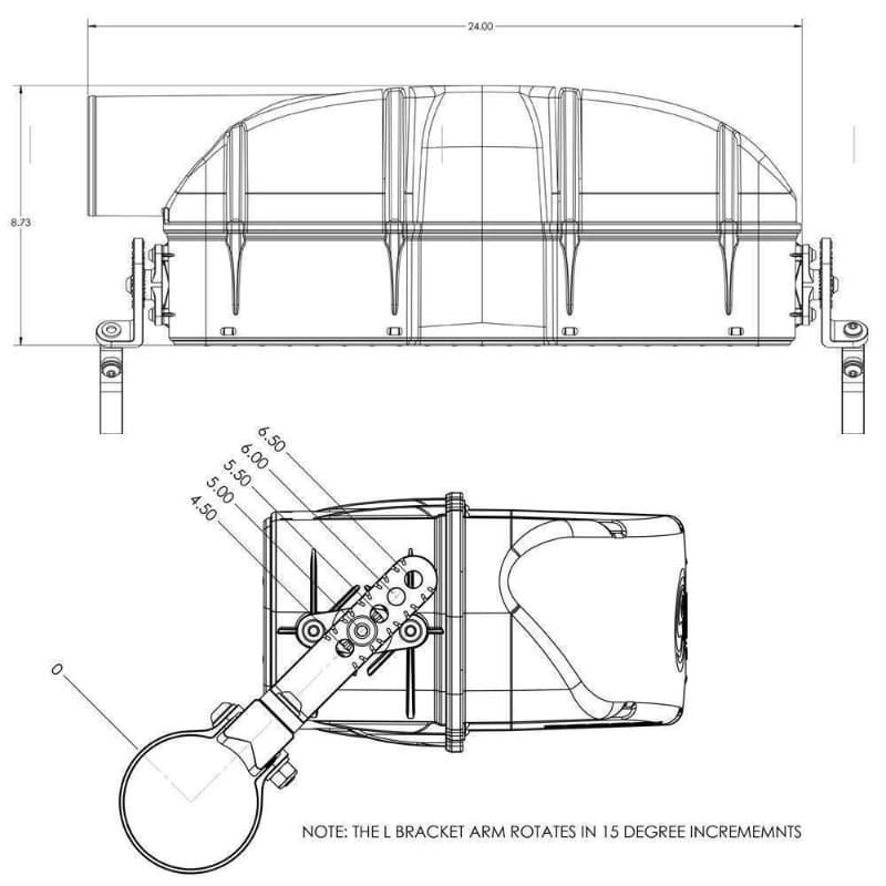 Diagram of a Particle Separator for 2018-2025 Polaris Ranger XP 1000 - S&B